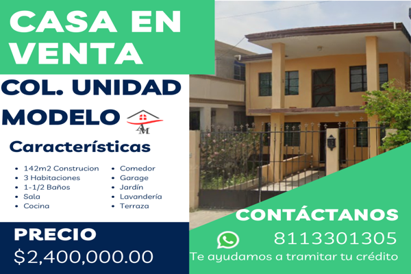 Foto de inmueble en Norte #607, Col. Unidad Modelo C.P. 89367, Tampico