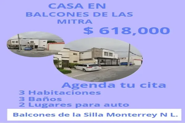 Foto de inmueble en BALCONES DE LA SILLA #*, Col. Balcones de las Mitras C.P. 64117, Monterrey
