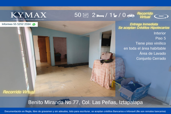 Foto de inmueble en Benito Miranda, Col. Las Peñas C.P. 09750, Iztapalapa
