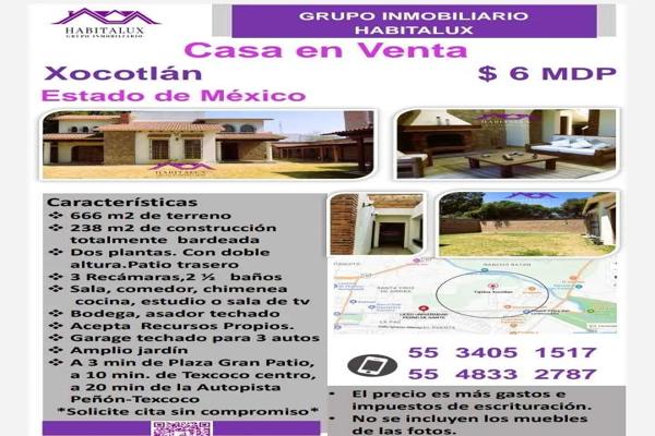 Foto de inmueble en Avenida del Ejido #s/n, Col. Xocotlán C.P. 56236, Texcoco