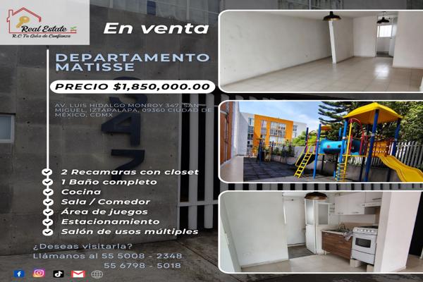 Foto de inmueble en luis hidalgo monroy, Col. Ampliación San Miguel C.P. 09360, Iztapalapa