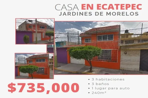 Foto de inmueble en Bosque de tecas #*, Col. Jardines de Morelos Sección Lagos C.P. 55070, Ecatepec de Morelos