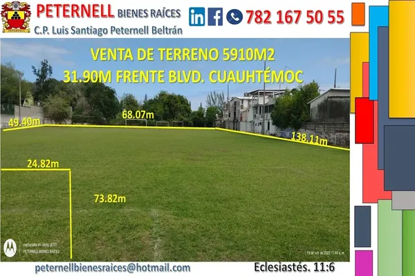 Foto de inmueble en BLvd Cuauhtemoc, Col. Burocrática C.P. 92870, Tuxpan