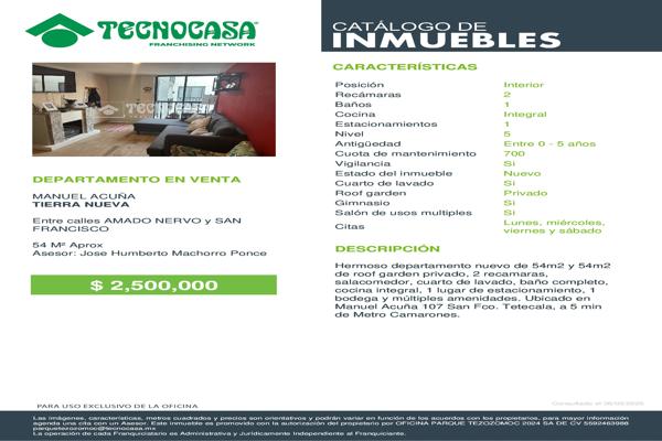 Foto de inmueble en AMADO NERVO Y SAN FRANCISCO, Col. Tierra Nueva C.P. 02130, Azcapotzalco