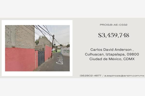 Foto de inmueble en Carlos David Anderson #00000000, Col. Culhuacán C.P. 09800, Iztapalapa