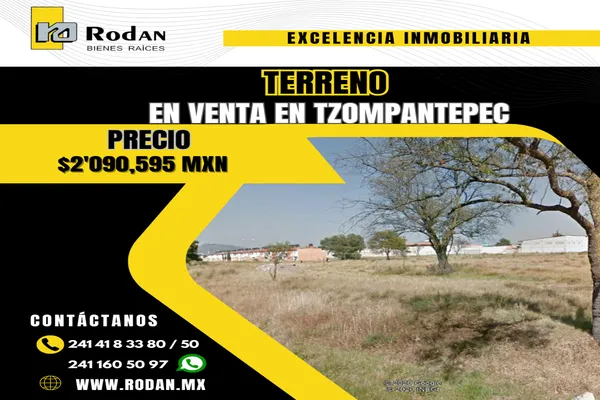 Foto de inmueble en CARRETERA A SAN ANDRES AHUASHUASTEPEC, Col. San Andrés C.P. 90490, Tzompantepec
