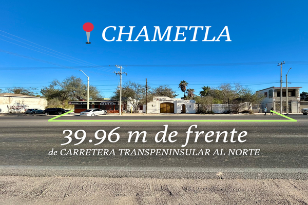 Foto de inmueble en Carretera transpeninsular, Col. Chametla C.P. 23205, La Paz