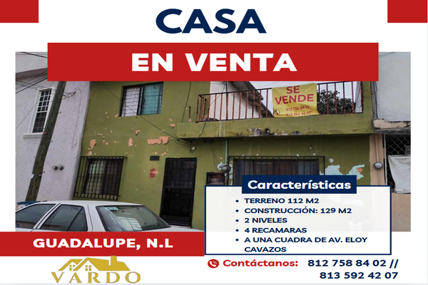Foto de inmueble en Centro, Col. Ciudad Guadalupe Centro C.P. 67100, Guadalupe