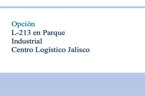 Foto de inmueble en 45713 Parque Industrial Centro Logístico de Jalisco, Jal. #213, Col. Centro Lógistico Jalisco C.P. 45713, Acatlán de Juárez
