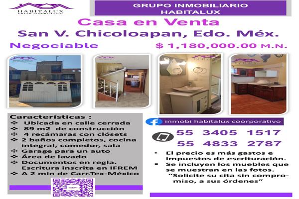Foto de inmueble en hacienda, Col. San Vicente Chicoloapan de Juárez Centro C.P. 56370, Chicoloapan