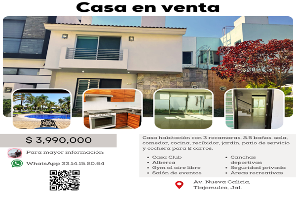 Foto de inmueble en Nueva Galicia, Col. Nueva Galicia Residencial C.P. 45645, Tlajomulco de Zúñiga