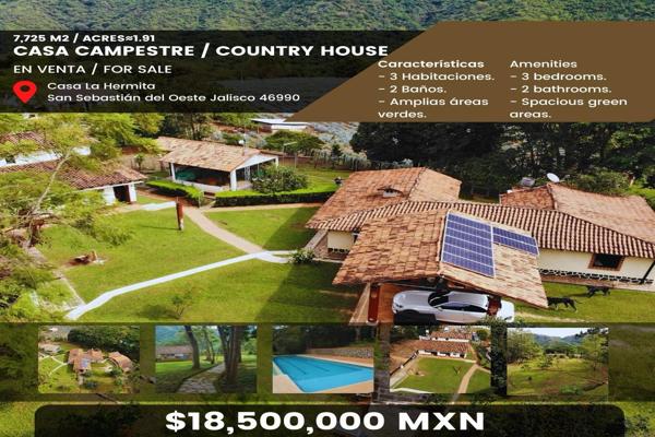 Foto de inmueble en CONOCIDO LA HERMITA, Col. Estancia de Landeros C.P. 46995, San Sebastián del Oeste