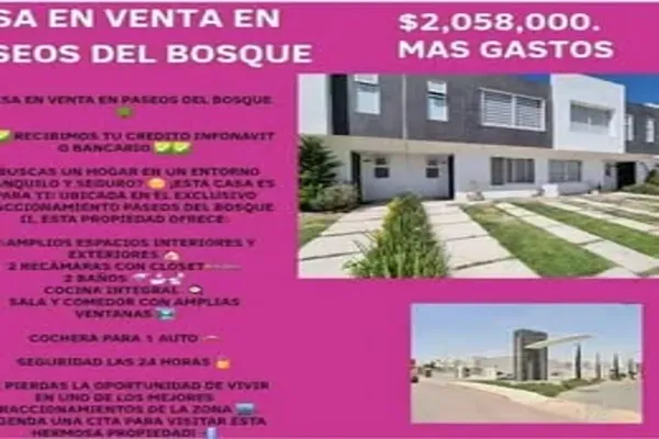 Foto de inmueble en ENCINO #4, Col. Paseos del Bosque C.P. 55767, Tecámac