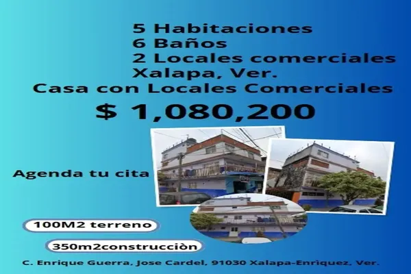 Foto de inmueble en ENRIQUE GUERRA #*, Col. Los Laureles C.P. 91726, Veracruz