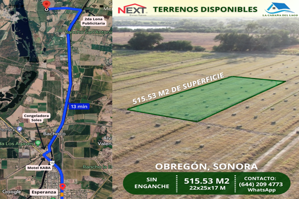 Foto de inmueble en Carretera Internacional km 9 nte, Col. 60 Batallón de Infanteria C.P. 85210, Cajeme
