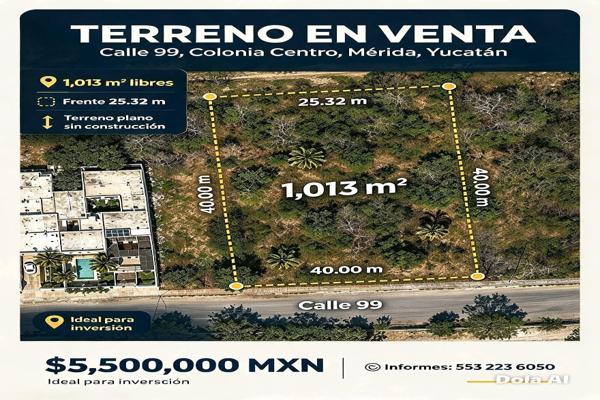 Foto de inmueble en Calle 99 #615, Col. Merida Centro C.P. 97000, Mérida