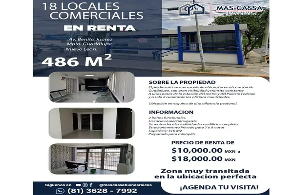 Foto de inmueble en  , Col. Guadalupe Centro C.P. 67100, Guadalupe