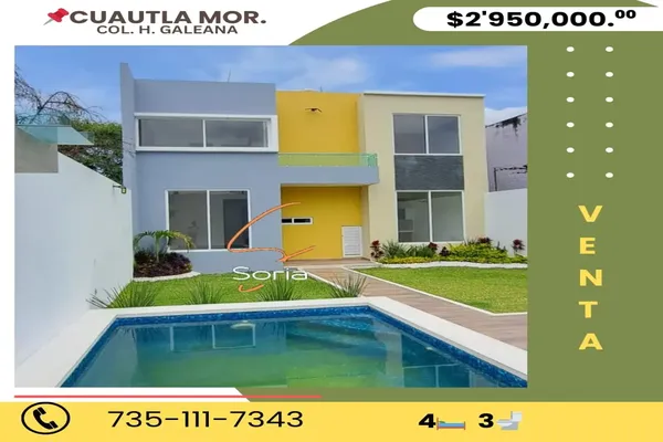 Foto de inmueble en  , Col. Hermenegildo Galeana C.P. 62743, Cuautla