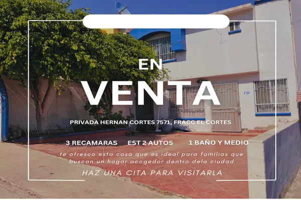 Foto de inmueble en Hernan Cortes #7571, Col. El Cortez C.P. 22600, Tijuana