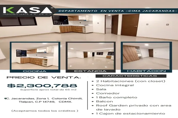 Foto de inmueble en Jacarandas #101, Col. Chimilli C.P. 14749, Tlalpan