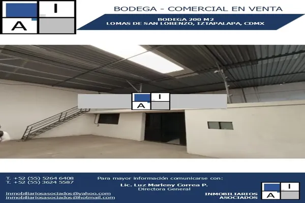 Foto de inmueble en LIBERTAD, Col. Lomas de San Lorenzo C.P. 09780, Iztapalapa