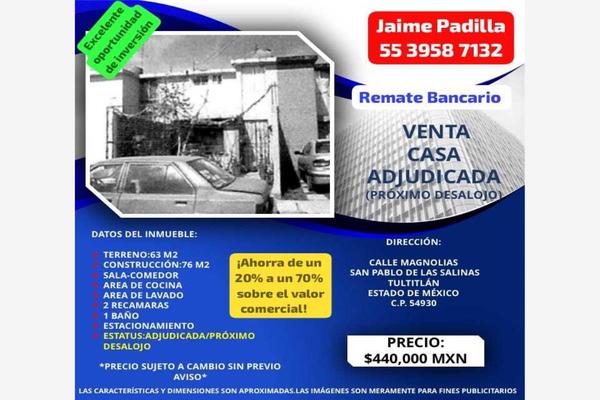 Foto de inmueble en MAGNOLIAS #0, Col. Ampliación San Pablo de las Salinas C.P. 54938, Tultitlán