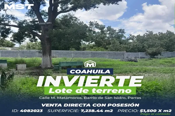 Foto de inmueble en M Matamros #60, Col. San Isidro C.P. 27993, Parras