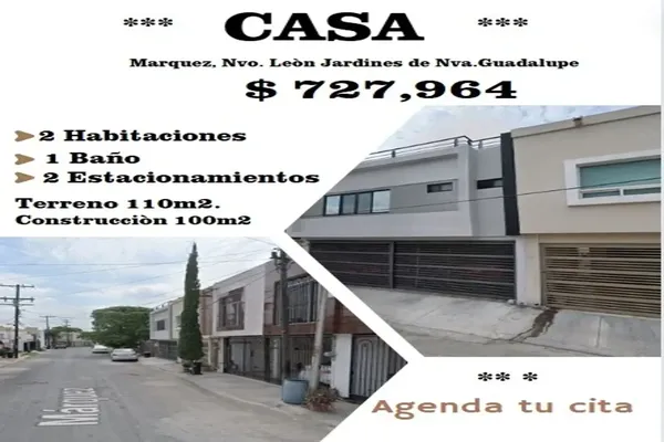 Foto de inmueble en MARQUEZ #*, Col. Villas de Linda Vista C.P. 64540, Monterrey