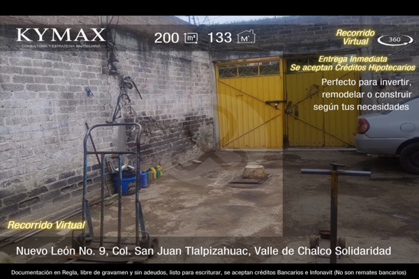 Foto de inmueble en Nuevo León 0, Col. San Juan Tlalpizahuac C.P. 56618, Valle de Chalco Solidaridad