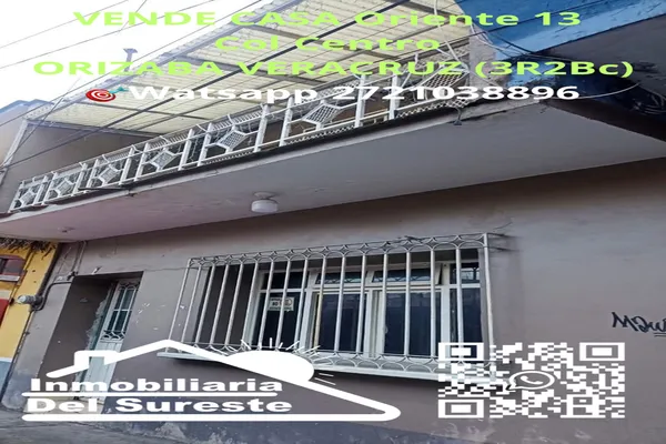 Foto de inmueble en Oriente 13, Col. Emiliano Zapata Norte C.P. 94320, Orizaba