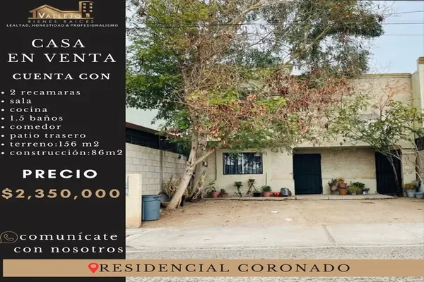 Foto de inmueble en penasquitos #2221, Col. Residencial Coronado C.P. 21254, Mexicali