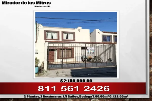 Foto de inmueble en PEPE GUIZAR #6515, Col. Mirador de las Mitras C.P. 64348, Monterrey