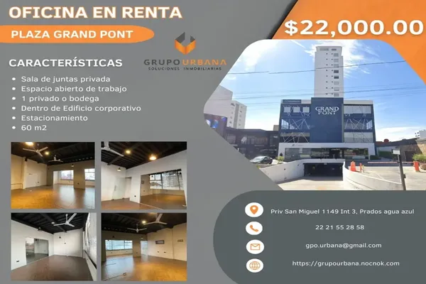 Foto de inmueble en PLAZA GRAND PONT, Col. La Noria C.P. 72410, Puebla