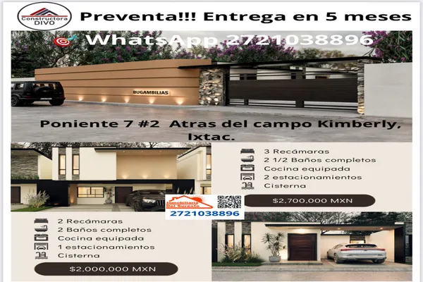 Foto de inmueble en Poniente 7 #2, Col. Del Santísimo C.P. 94450, Ixtaczoquitlán