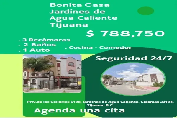 Foto de inmueble en PRIV.COLIBRIES #*, Col. Jardines de Agua Caliente C.P. 22194, Tijuana