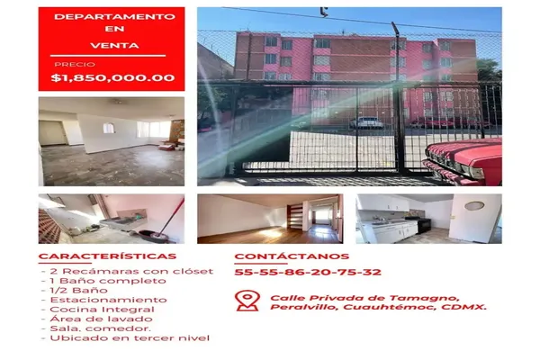 Foto de inmueble en Privada de tamango #0, Col. Peralvillo C.P. 06220, Cuauhtémoc