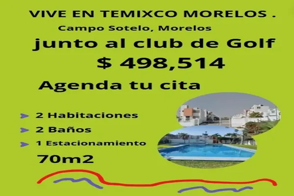 Foto de inmueble en PRO.AV.MANANTIALES #*, Col. Campo Sotelo C.P. 62585, Temixco