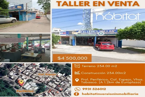 Foto de inmueble en Prolongación Periférico #11, Col. El Espejo 1 C.P. 86108, Centro