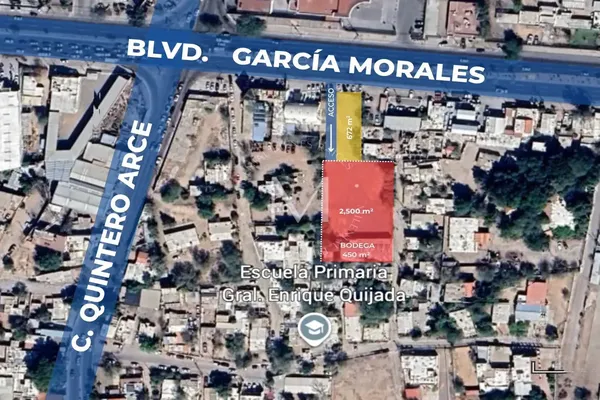 Foto de inmueble en Q #1, Col. El Llano C.P. 83210, Hermosillo