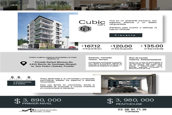 Foto de inmueble en Rafael Moreno Valle #1415, Col. Santiago Mixquitla C.P. 72760, San Pedro Cholula