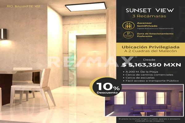 Foto de inmueble en Río Baluarte 412  "SUNSET VIEW", Col. Palos Prietos C.P. 82010, Mazatlán