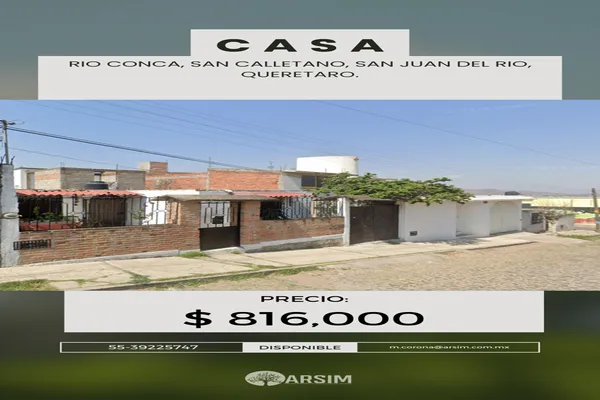 Foto de inmueble en RIO CONCA #0, Col. San Cayetano C.P. 76806, San Juan del Río