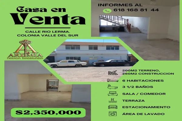 Foto de inmueble en Rio lerma #705, Col. Valle del Sur C.P. 34120, Durango