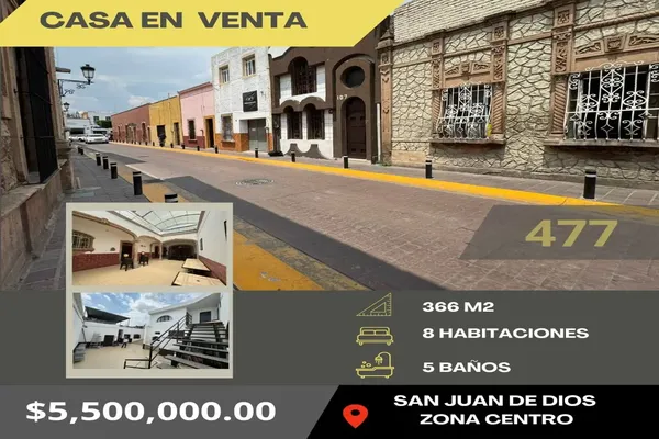 Foto de inmueble en SAN JUAN DE DIOS #1, Col. San Juan de Dios C.P. 37004, León