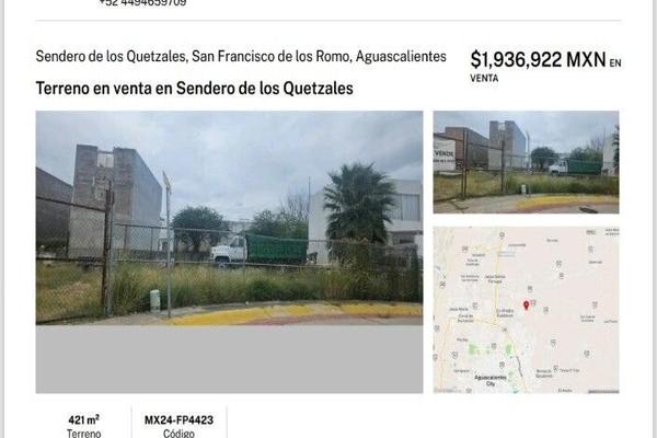Foto de inmueble en Sendero de los Quetzales, Col. Sendero de los Quetzales C.P. 20358, San Francisco de los Romo