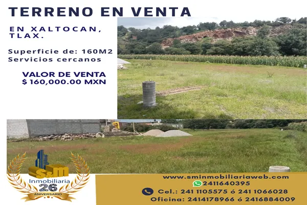Foto de inmueble en SIN NOMBRE #1, Col. San Martin Xaltocan C.P. 90440, Xaltocan