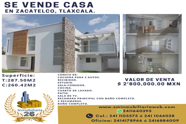 Foto de inmueble en sin nombre #1, Col. Sección Tercera Gurdia C.P. 90750, Zacatelco