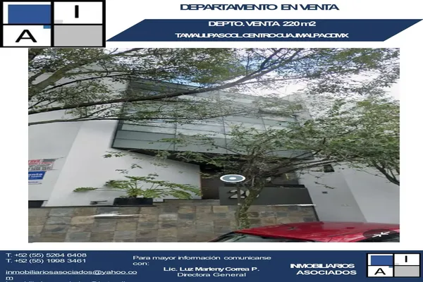 Foto de inmueble en TAMAULIPAS #20, Col. Cuajimalpa C.P. 05000, Cuajimalpa de Morelos