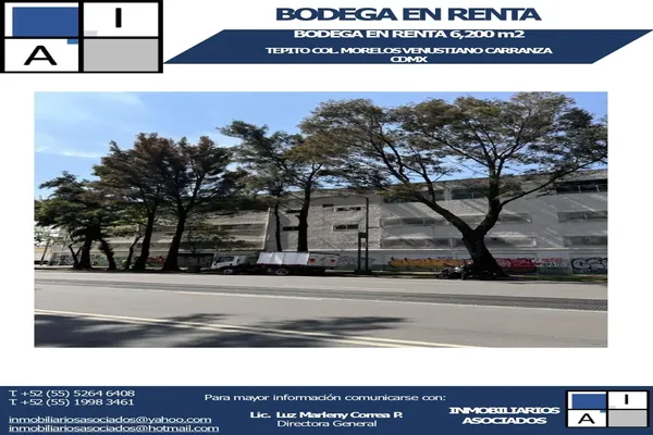 Foto de inmueble en TEPITO #1, Col. Morelos C.P. 15270, Venustiano Carranza